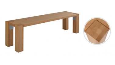 ECO-K2 (140x43cm, beech, natural, oiled)